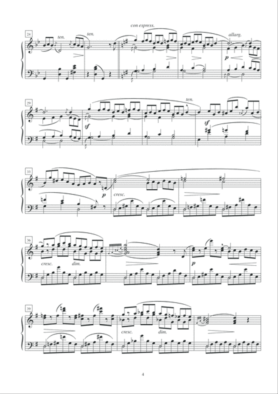 Primer nocturn Piano Solo scores gallery preview page 6