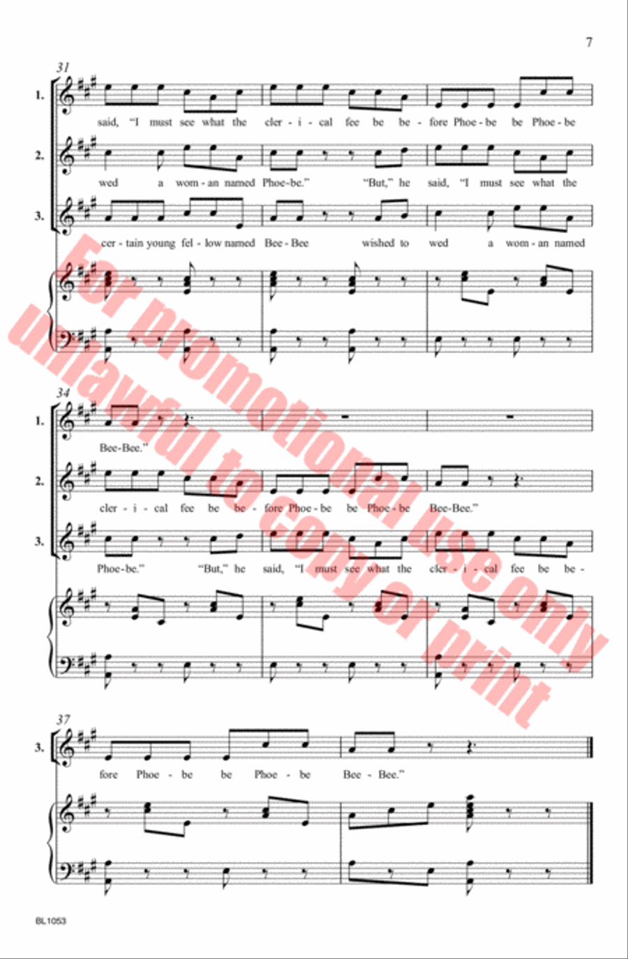 Five Fun Rounds Unison Choir scores gallery preview page 8