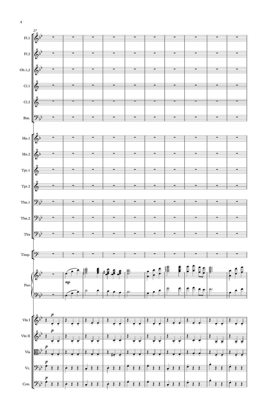 Howl's Moving Castle Full Orchestra scores gallery preview page 4