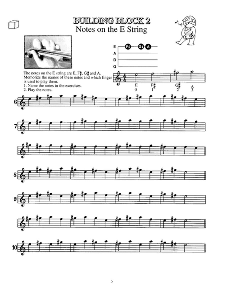 Technical Studies for Beginning Violin Violin scores gallery preview page 6