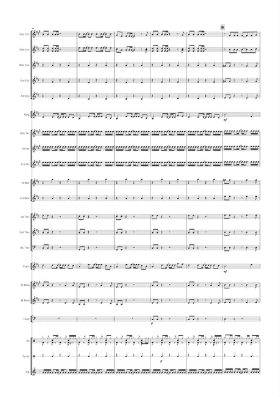 Just Can't Get Enough Brass Band scores gallery preview page 5
