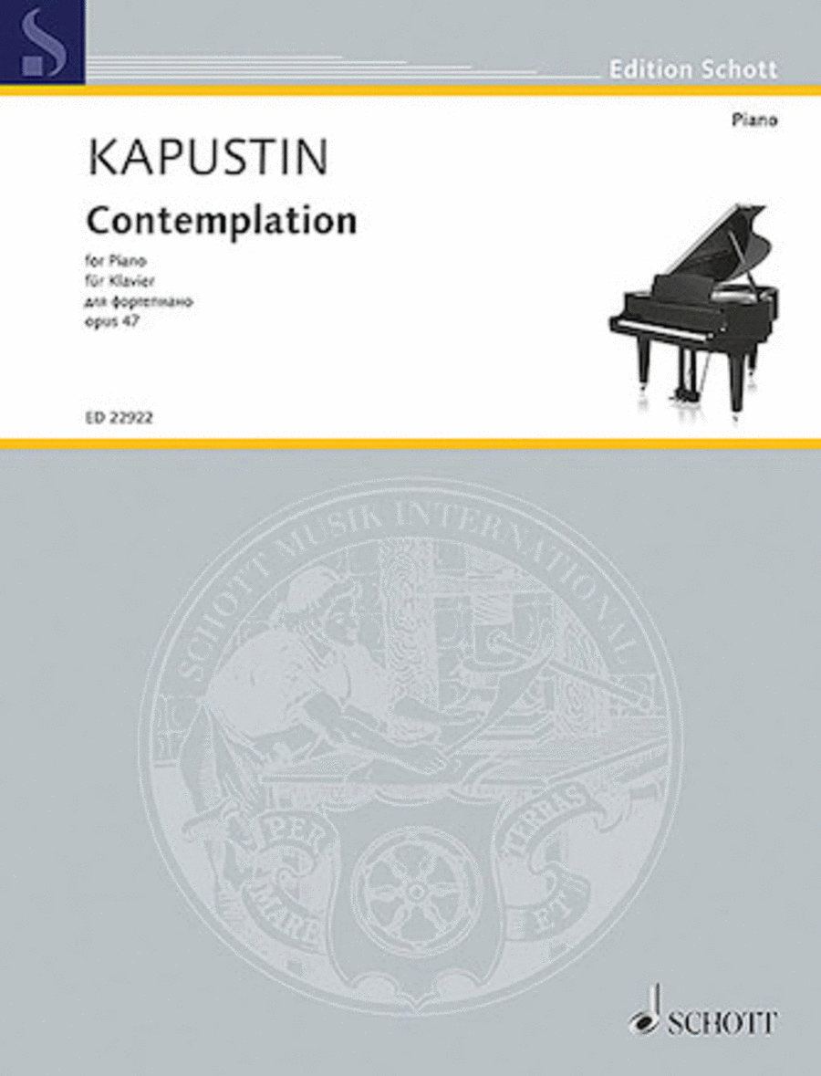 Contemplation Piano Solo scores gallery preview page 1
