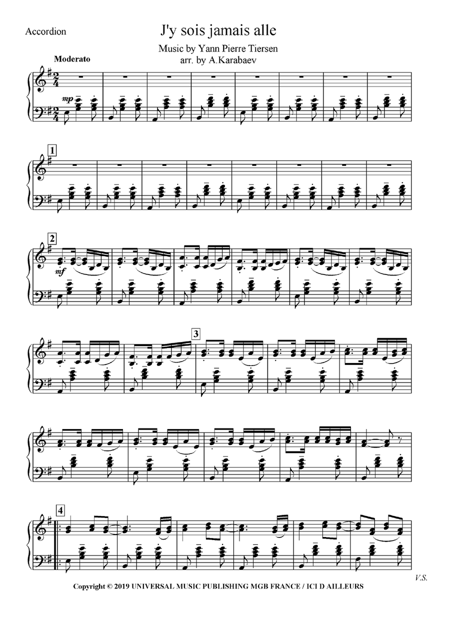 J Y Suis Jamais Alle String Quartet scores gallery preview page 6