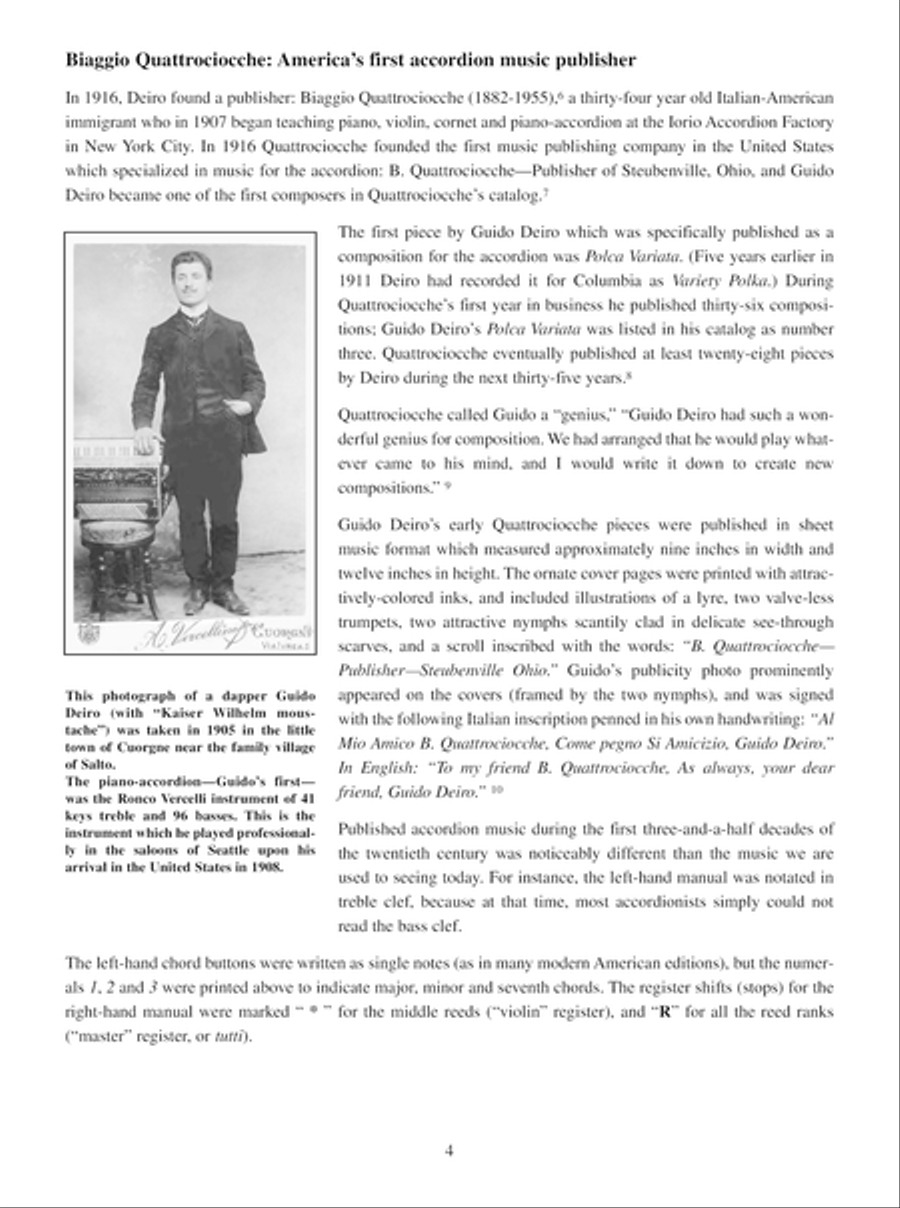Complete Works of Guido Deiro Accordion scores gallery preview page 10