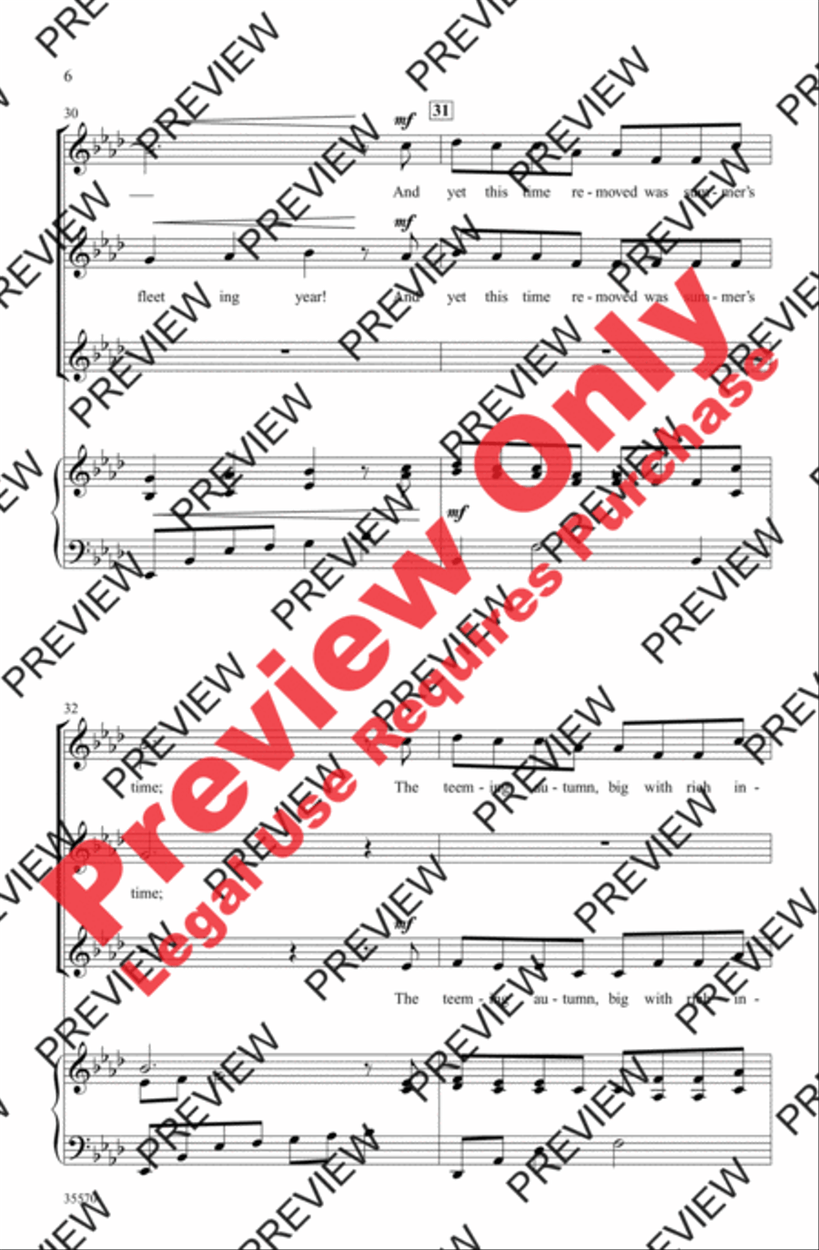 How Like a Winter Women's Choir scores gallery preview page 6