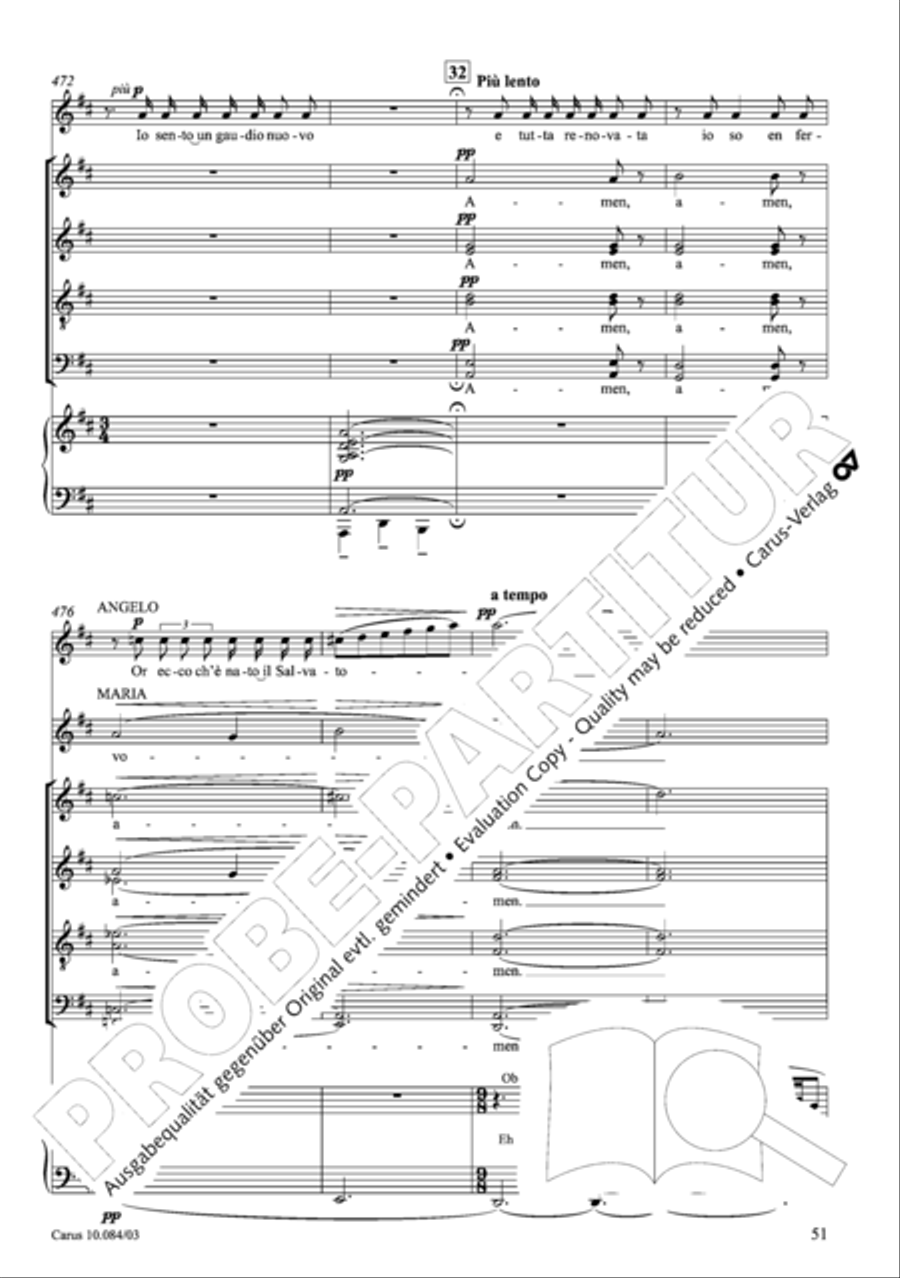 Lauda per la Nativita del Signore Divisi scores gallery preview page 52