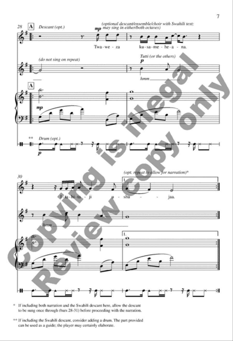 Reconcile Unison Choir scores gallery preview page 7