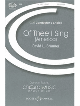 Book cover for Of Thee I Sing (America)