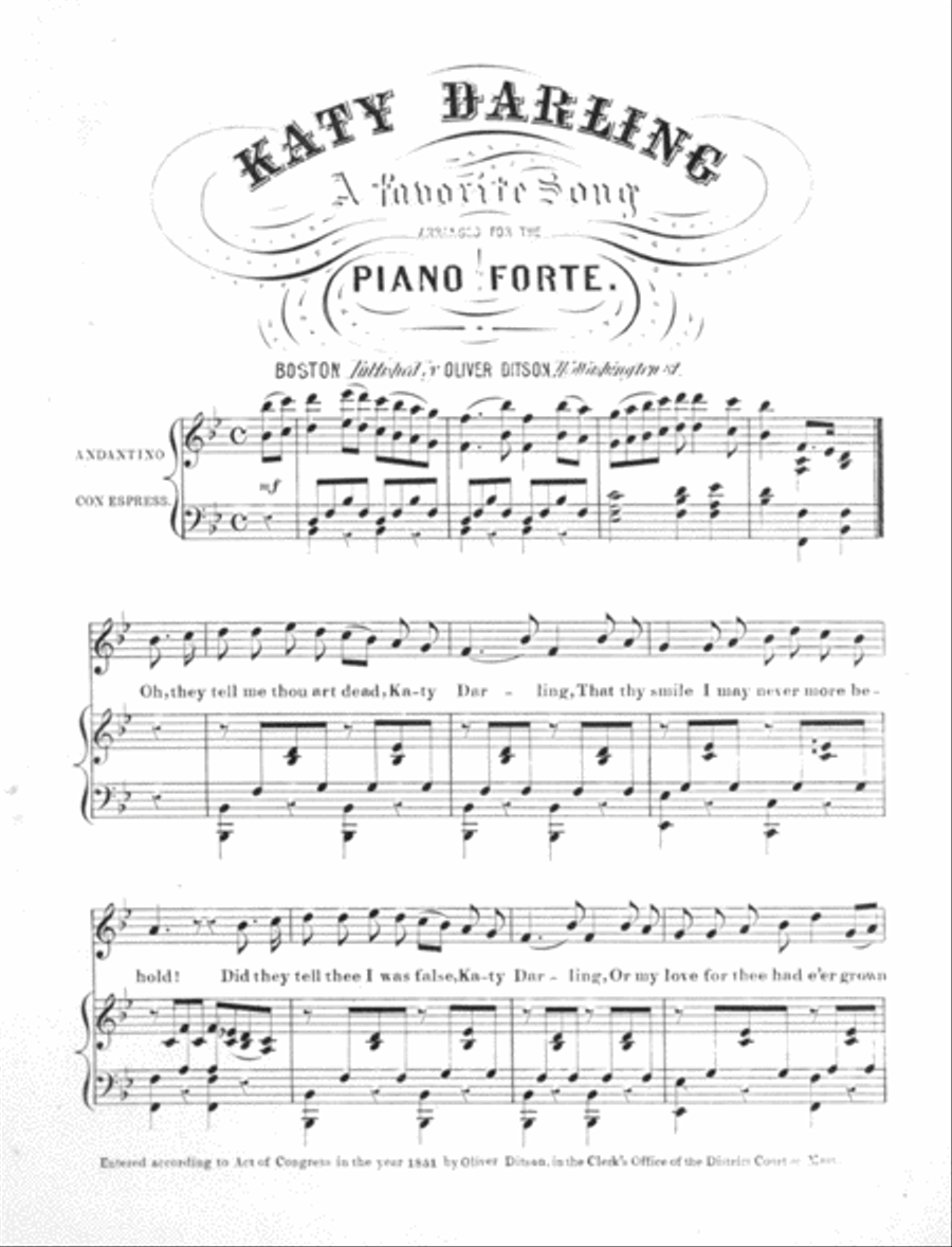 Katy Darling, A Favorite Song Voice scores gallery preview page 2