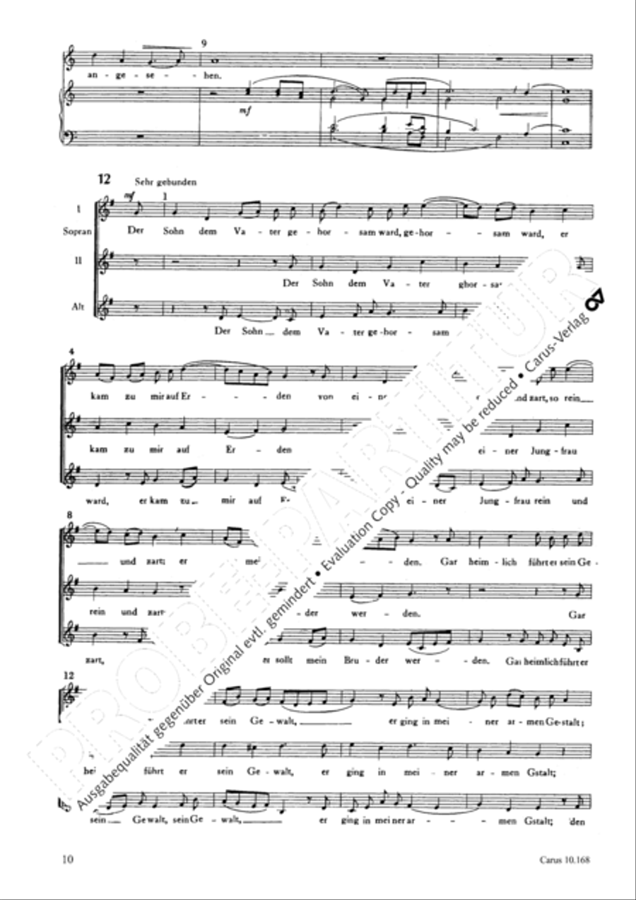 The Christmas Story (Die Weihnachtsgeschichte) SSA scores gallery preview page 13