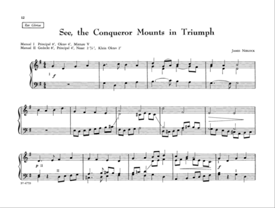 The Parish Organist, Part 12 (Familiar Hymn Tunes) Organ scores gallery preview page 5