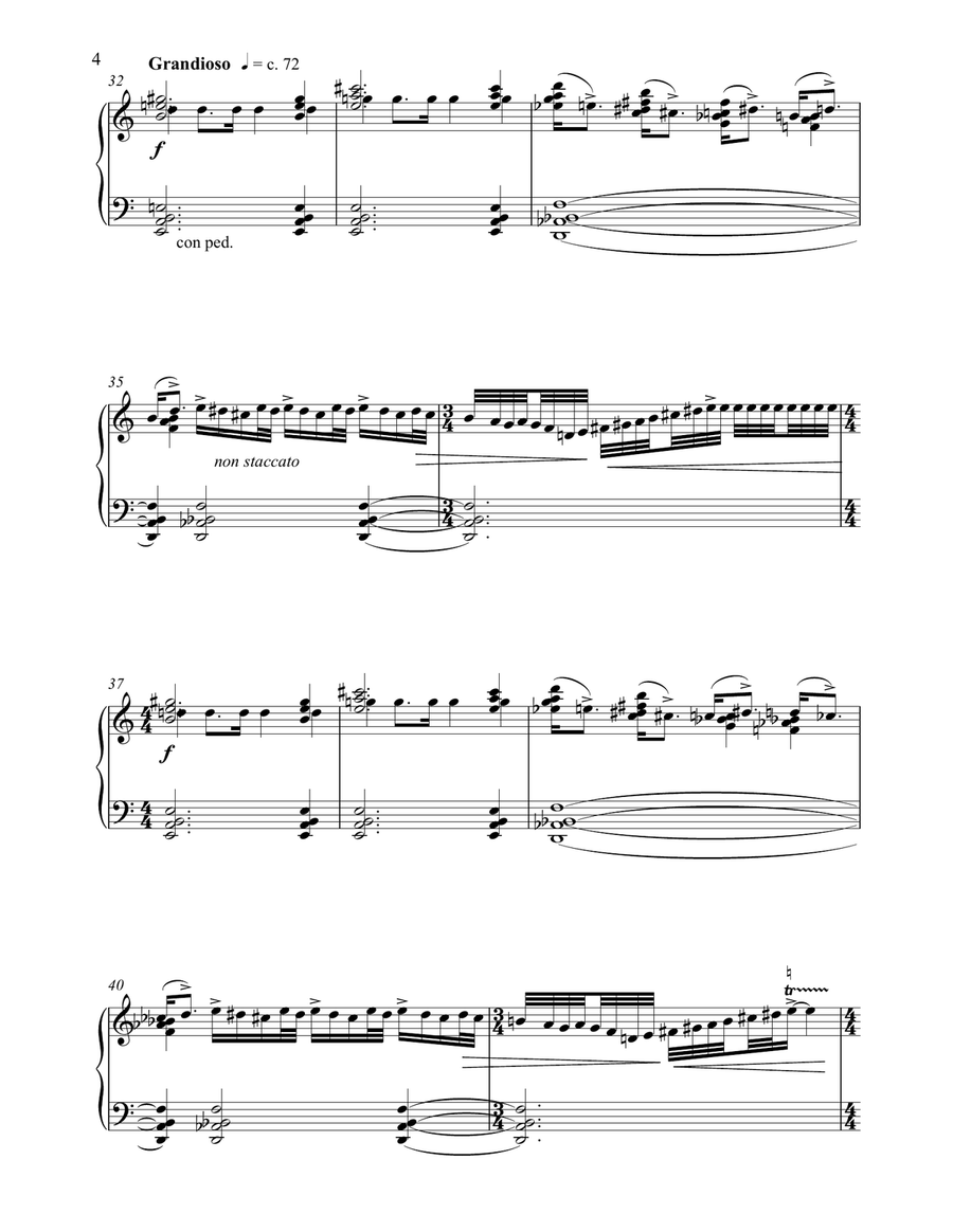 Scrunch (Study No 8 - Ommagio A Domenico Scarlatti) Piano Method scores gallery preview page 4