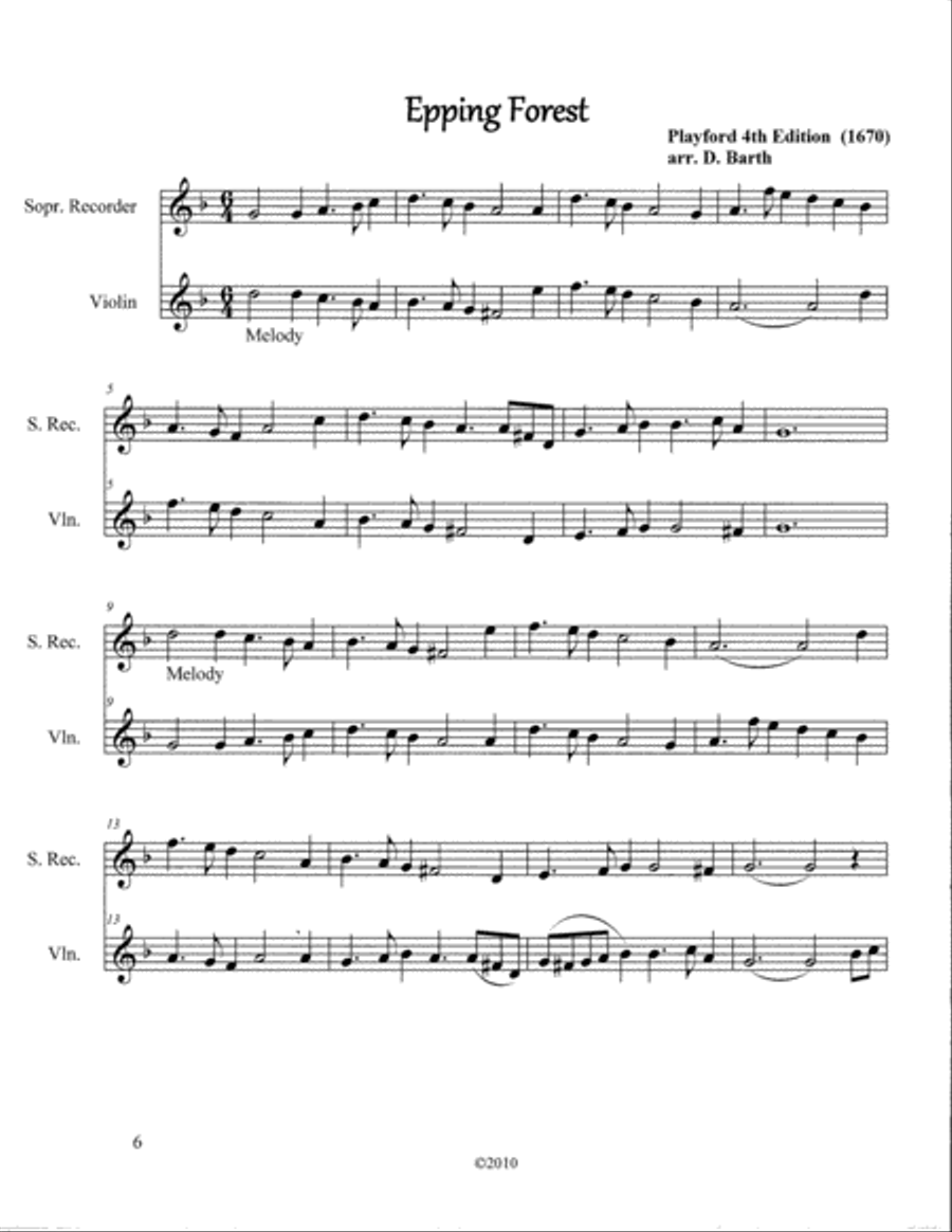 Greens and Groves (10 Duos) Set of Parts scores gallery preview page 4