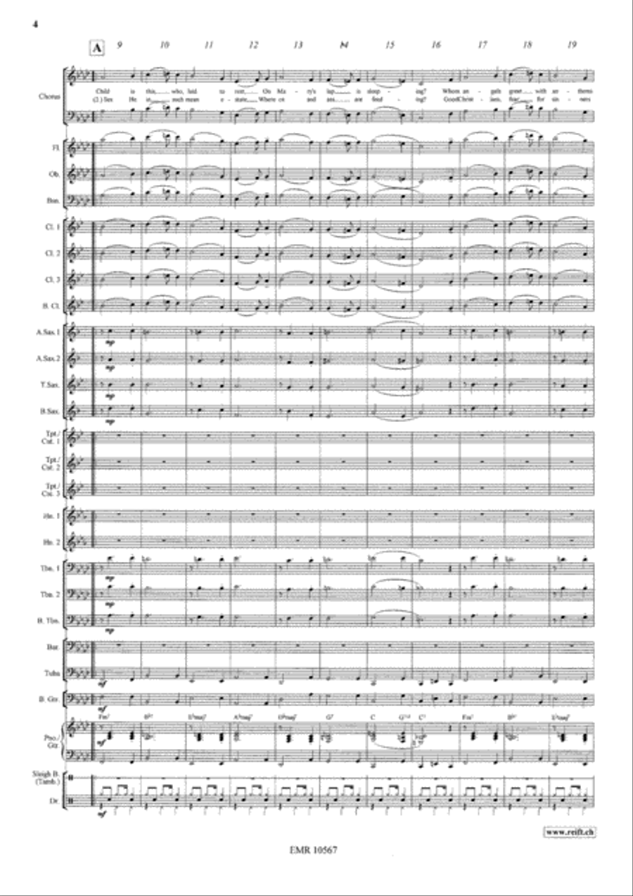What Child Is This? 4-Part scores gallery preview page 5