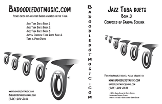 Book cover for jazz tuba duets book 3