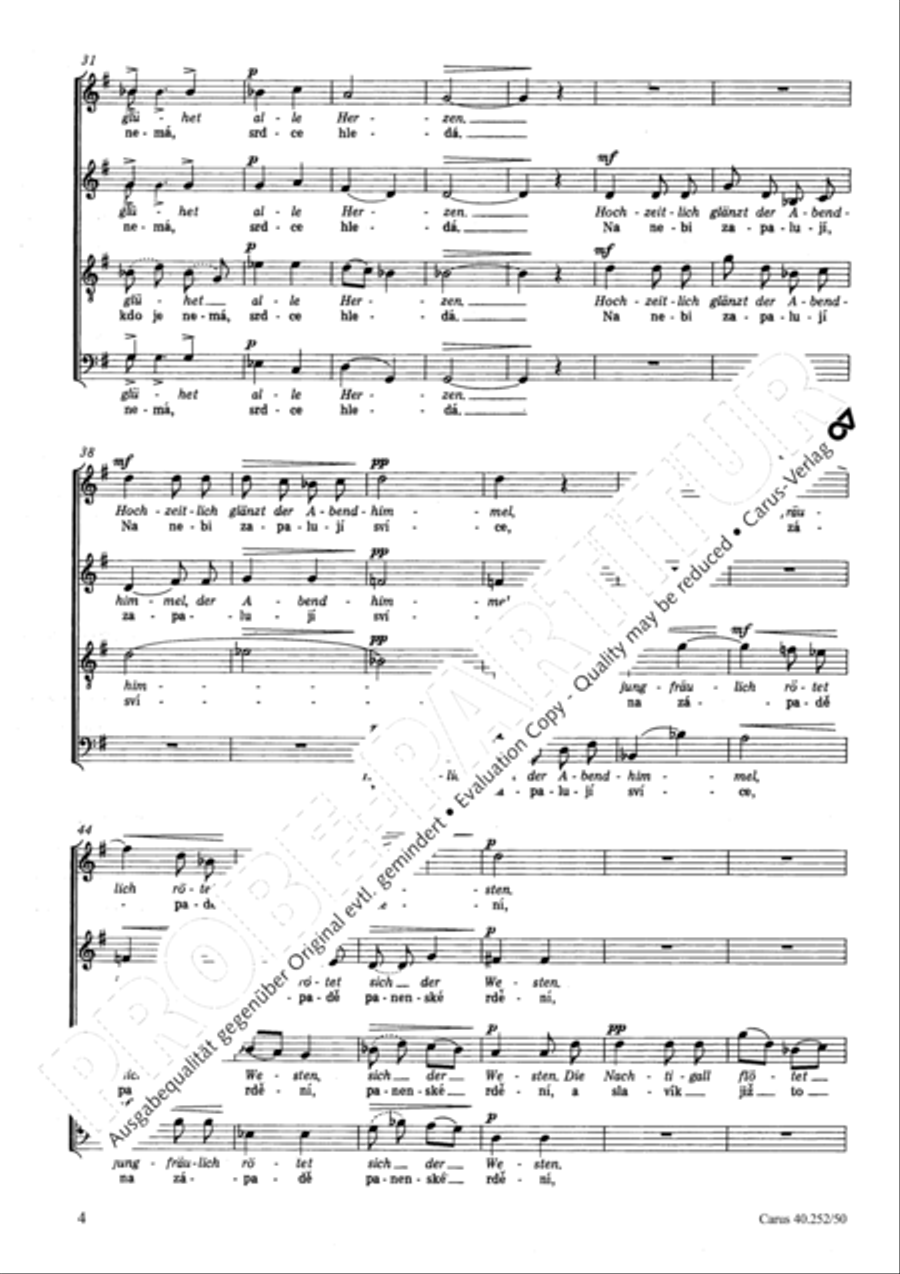 Dnes do skoku a do pisnicky 4-Part scores gallery preview page 5