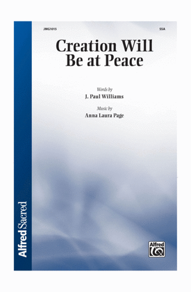 Book cover for Creation Will Be at Peace