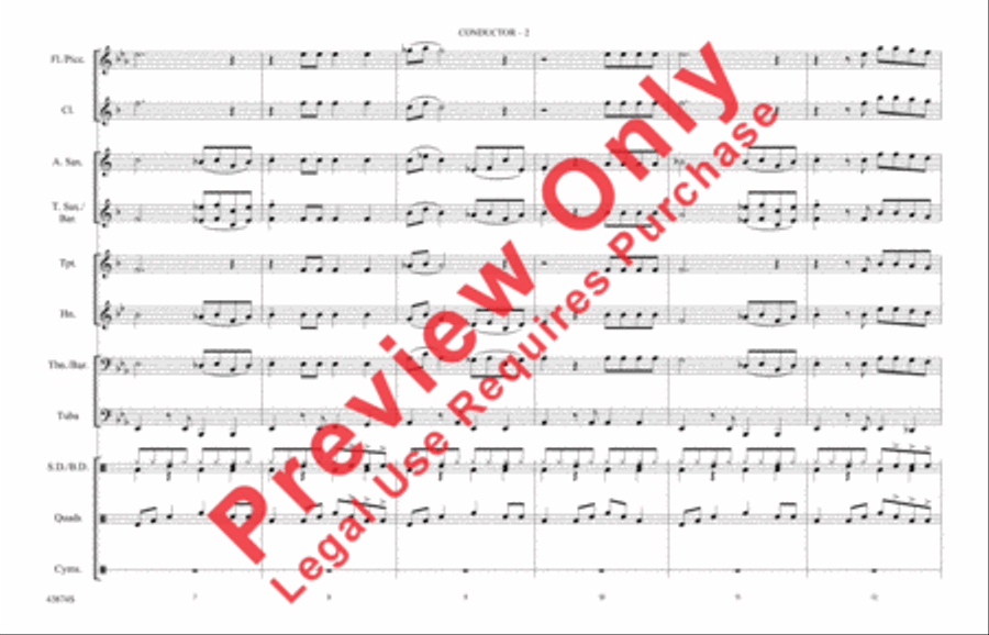 Out of Sight Out of Sight Marching Band scores gallery preview page 3
