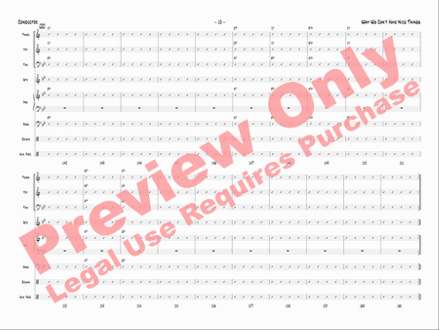 Why We Can't Have Nice Things Jazz Ensemble scores gallery preview page 13