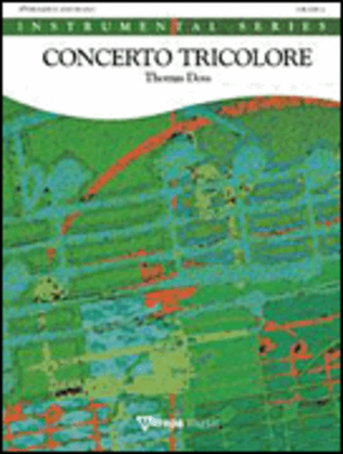 Book cover for Concerto Tricolore Trpt/pno Advanced Level Solo