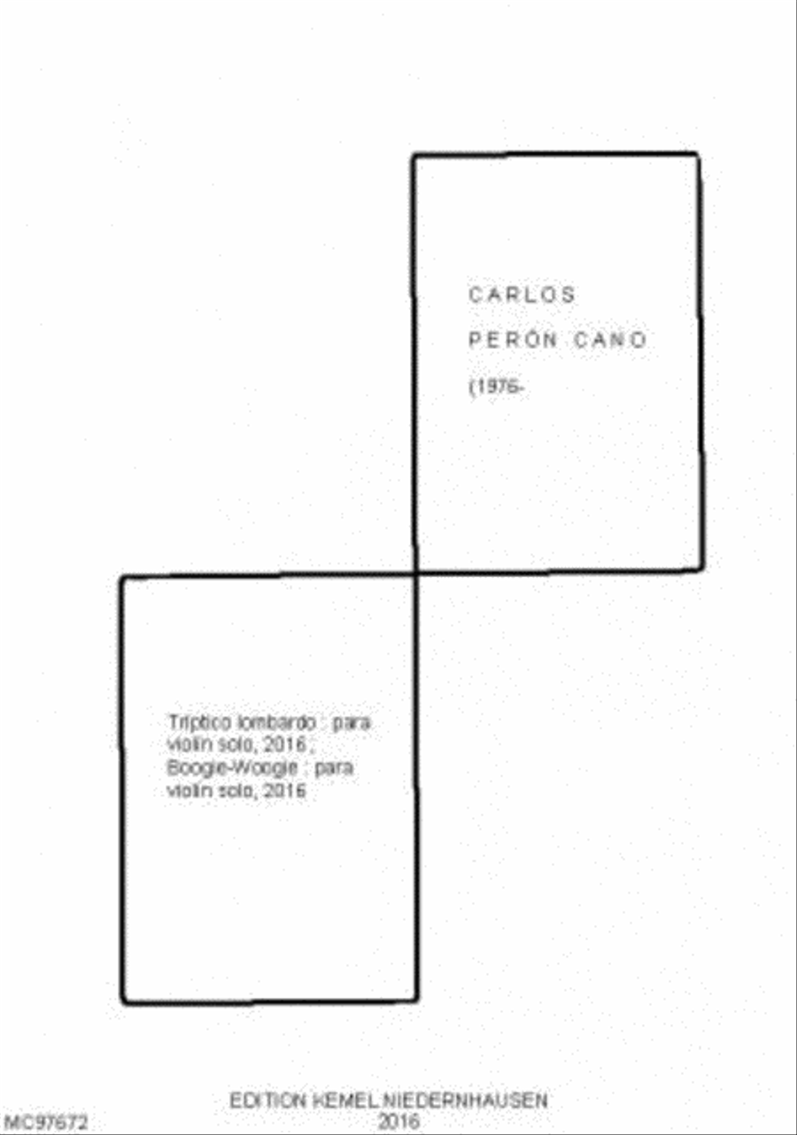 Triptico lombardo Violin Solo scores gallery preview page 1