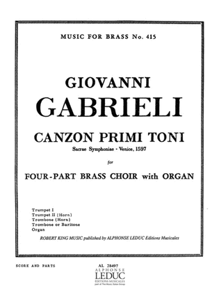 Canzon Primi Toni (quintet-mixed)