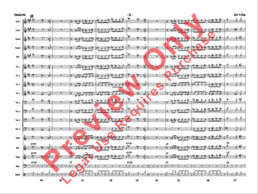 Cut 'n Run Jazz Ensemble scores gallery preview page 21