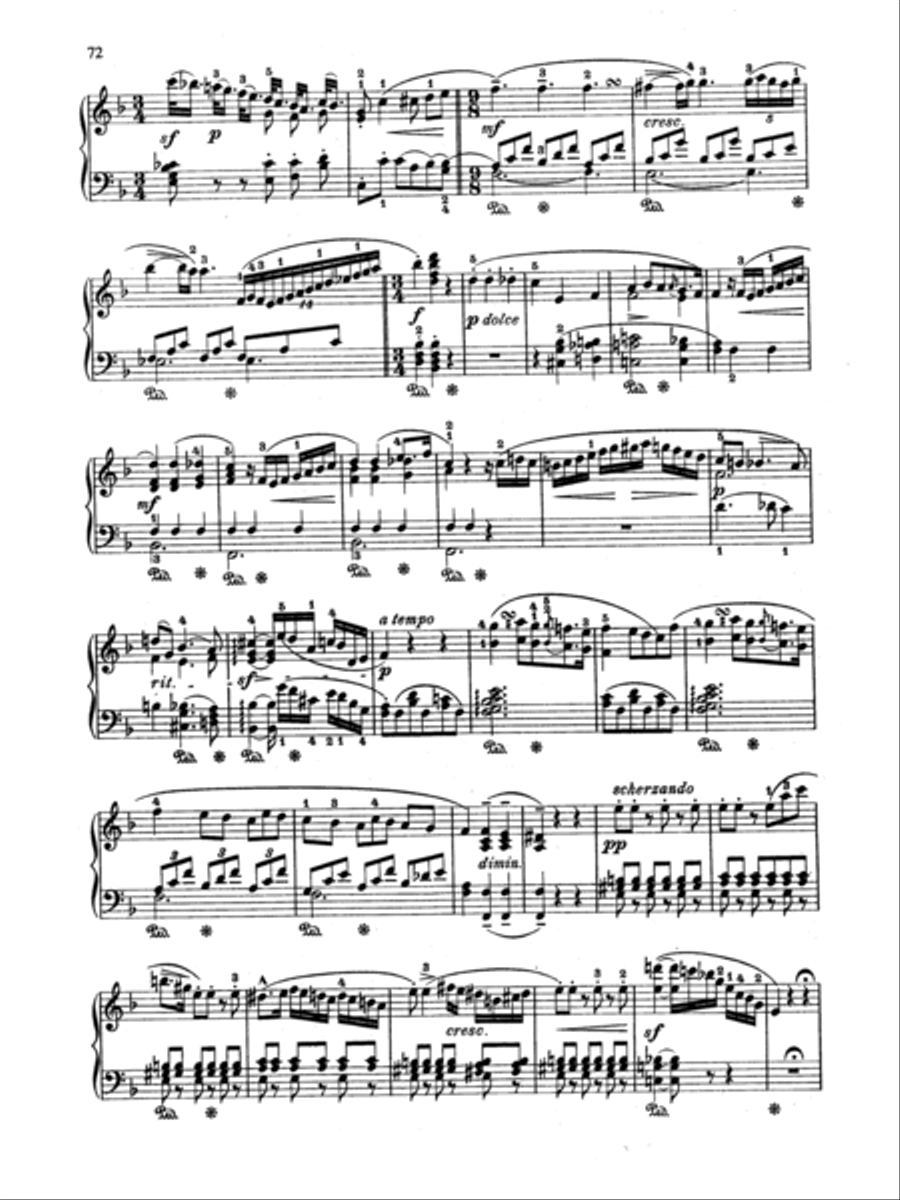 Nocturne F dur Piano Solo scores gallery preview page 2