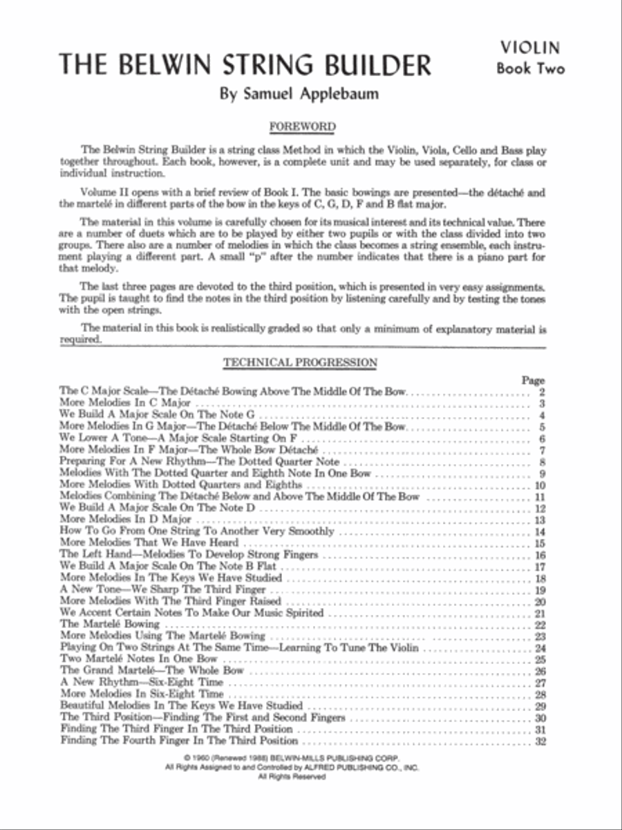 String Builder, Book 2 Chamber Orchestra scores gallery preview page 2