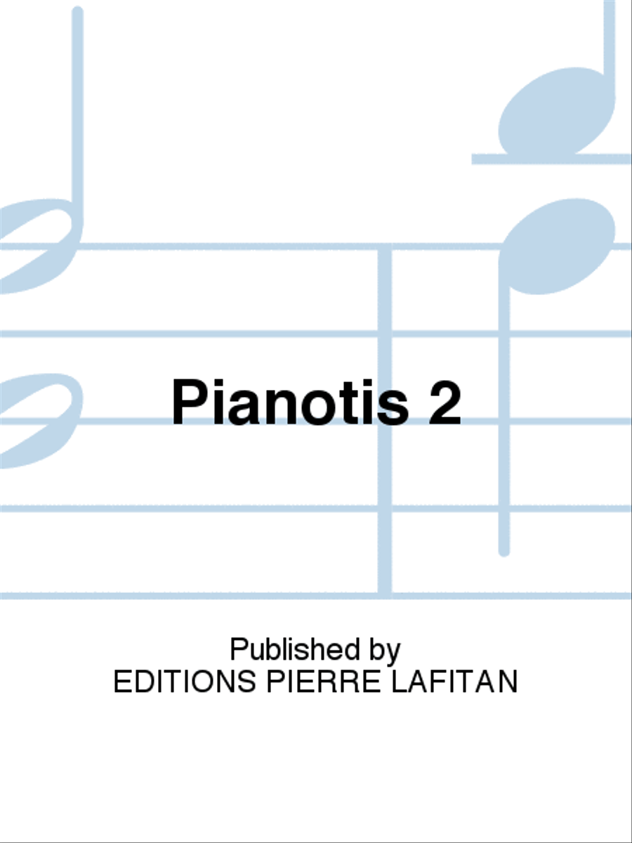 Pianotis 2 Pianotis 2 Piano Solo scores gallery preview page 1