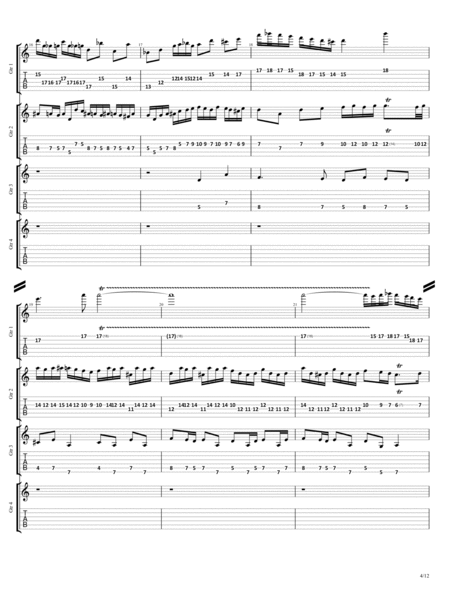 Fugue in G Minor: BWV 578 "Little Fugue" (Arr. for Electric Guitar by Kevin M Buck)