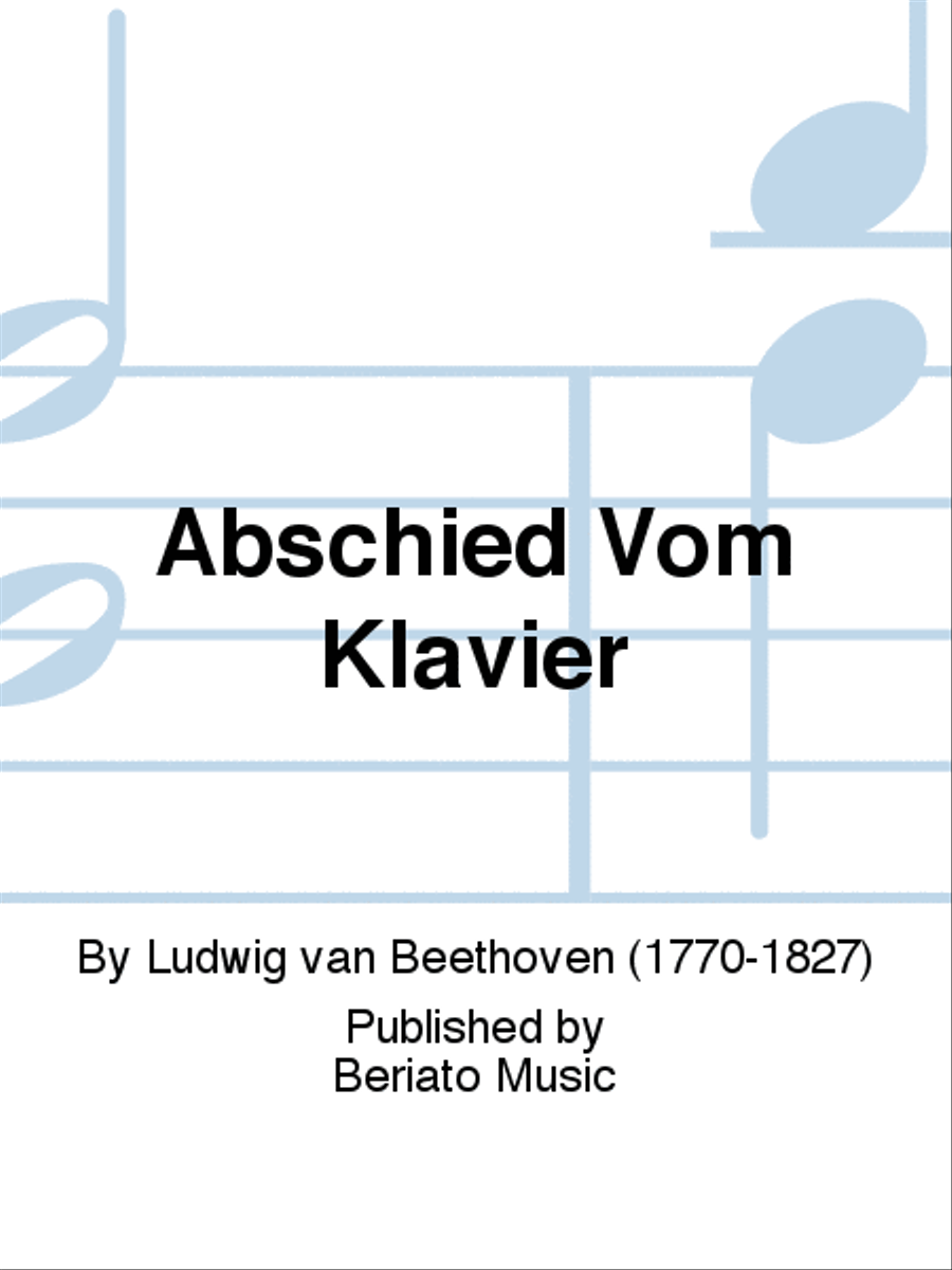Abschied Vom Klavier Abschied Vom Klavier Piano Solo scores gallery preview page 1