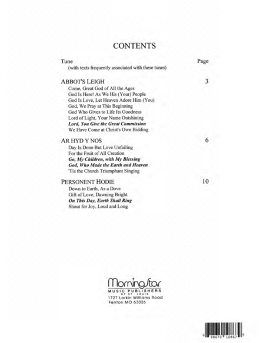 Three Hymn Improvisations Organ scores gallery preview page 2