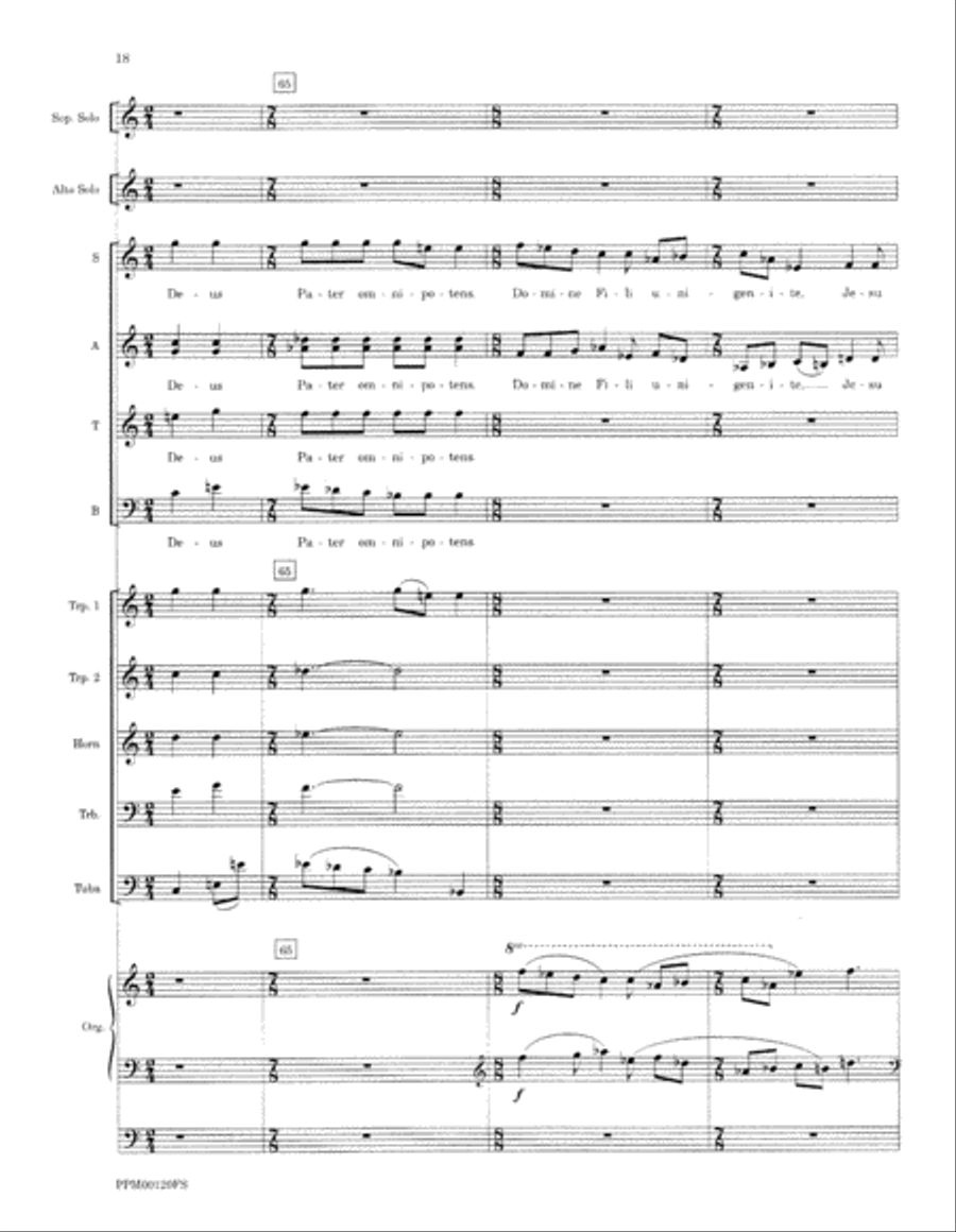 Transfiguration: An Ecumenical Mass - Full Score Divisi scores gallery preview page 21
