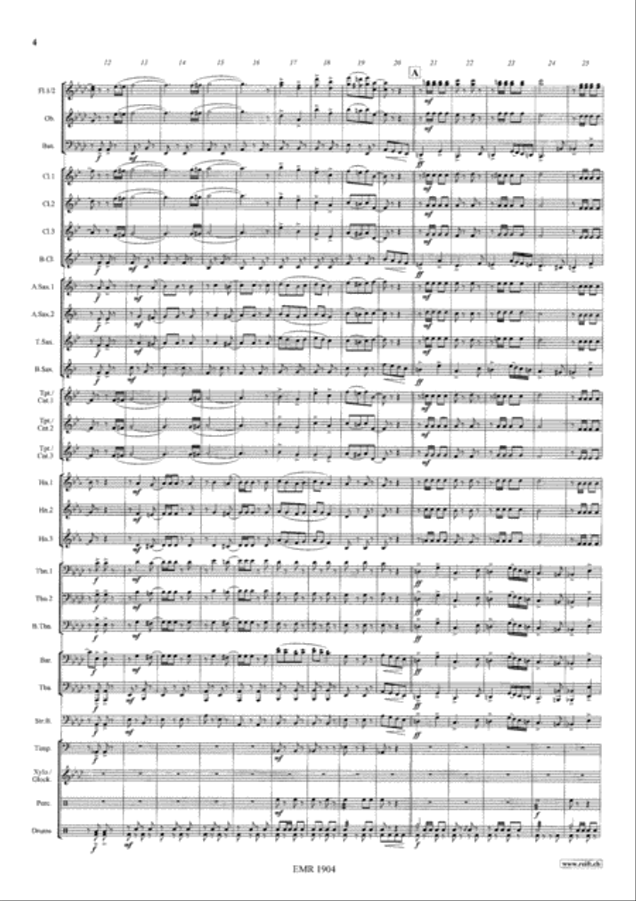 Circus March Concert Band scores gallery preview page 5