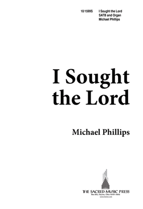 Book cover for I Sought the Lord