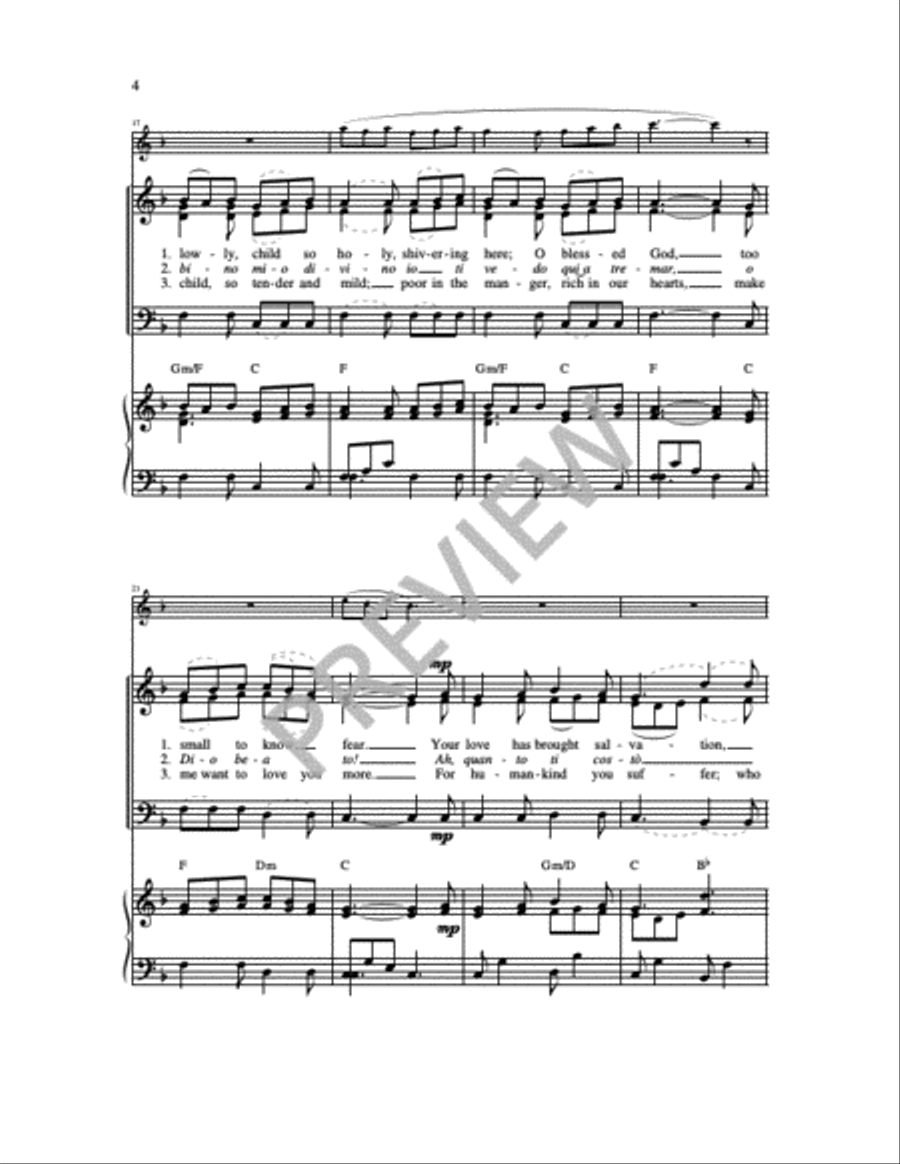 You Come Down From the Heavens 4-Part scores gallery preview page 12