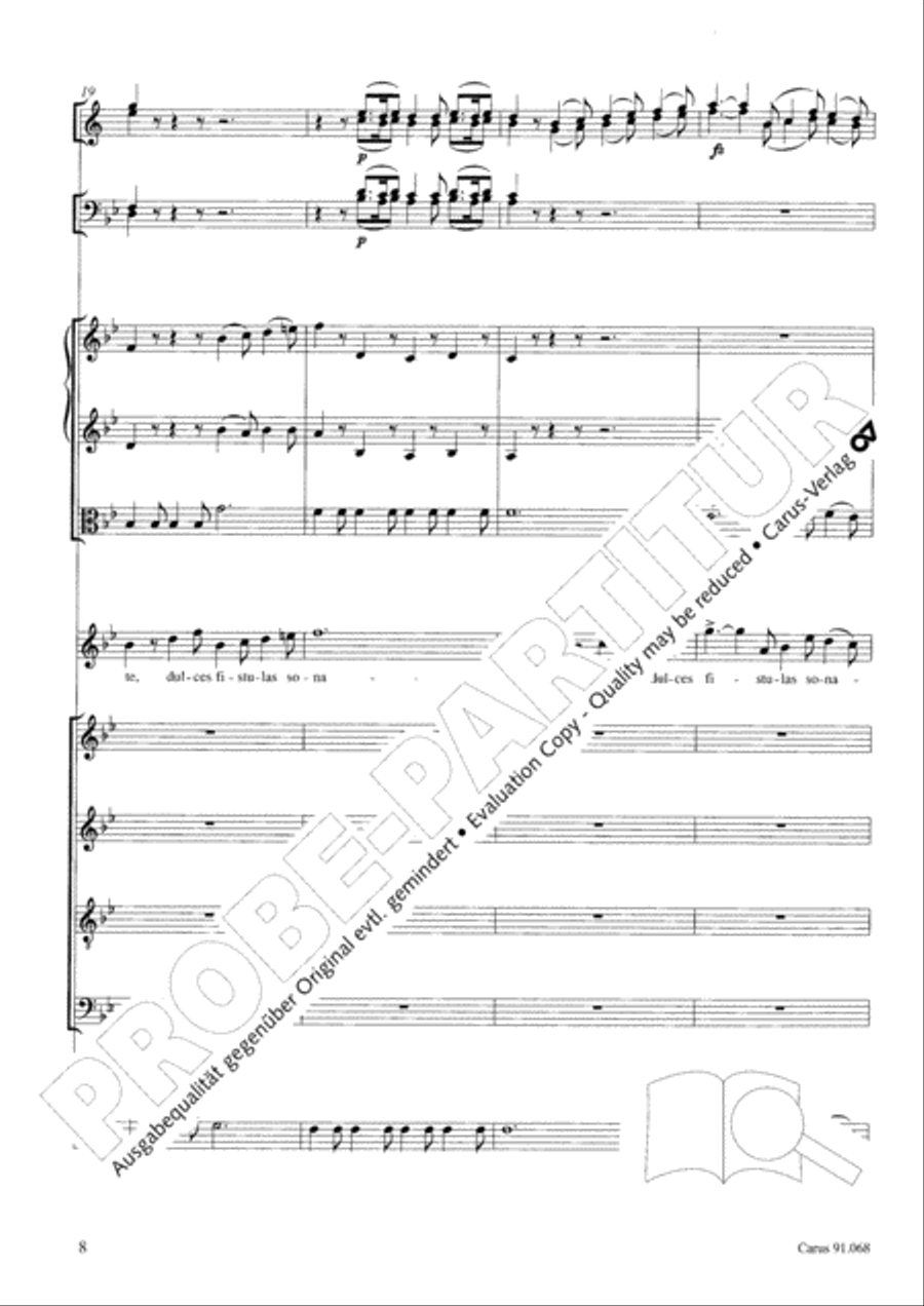 Pastorali jam concentu 4-Part scores gallery preview page 9
