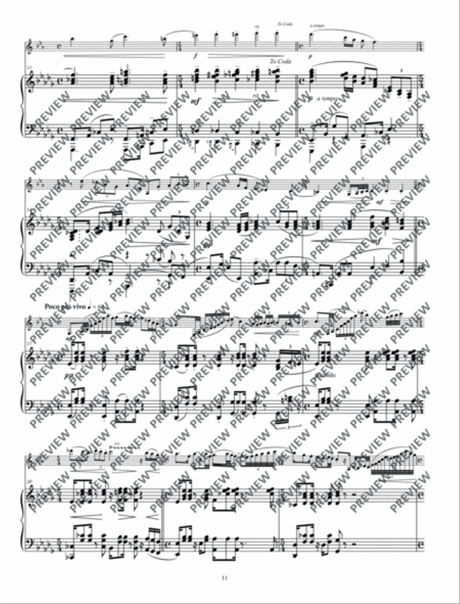 Concerto for Clarinets Clarinet Solo scores gallery preview page 12