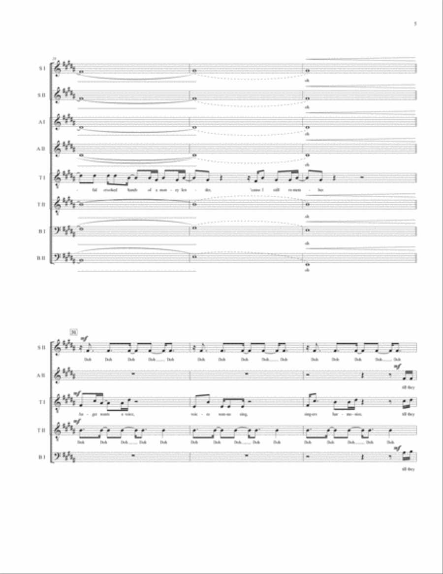 Harmony Hall 4-Part scores gallery preview page 6