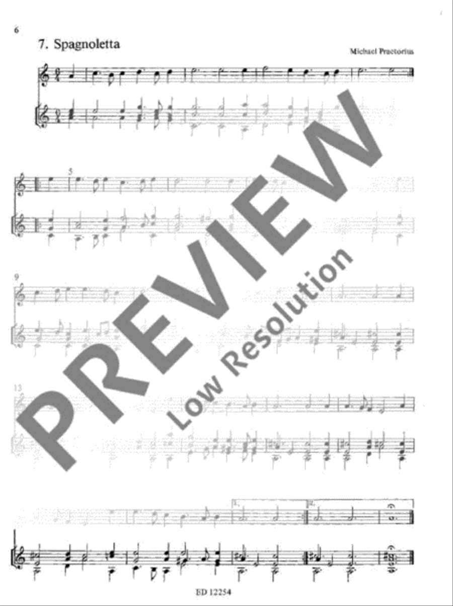 17 Dances Soprano Recorder scores gallery preview page 7