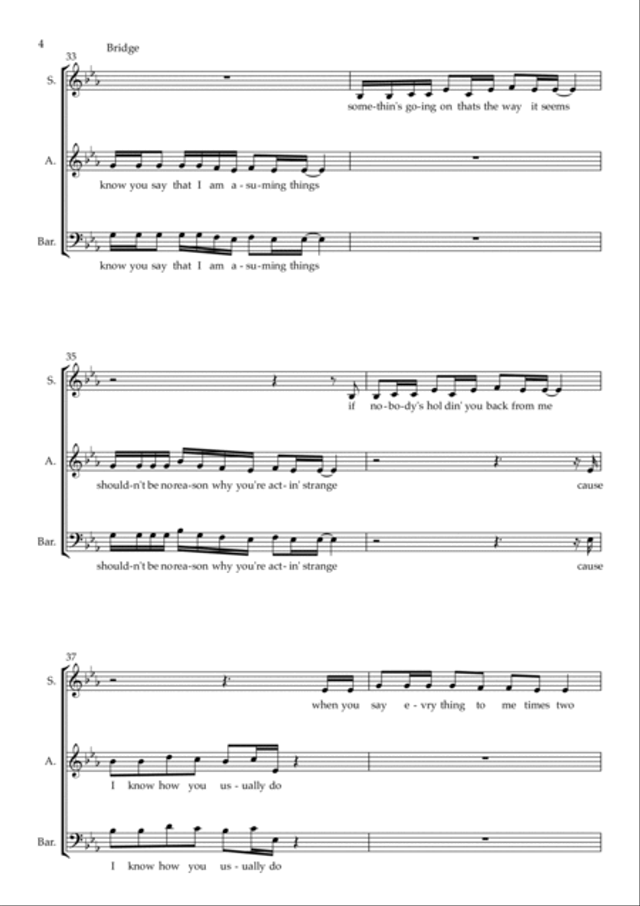 Say My Name Say My Name 3-Part scores gallery preview page 4