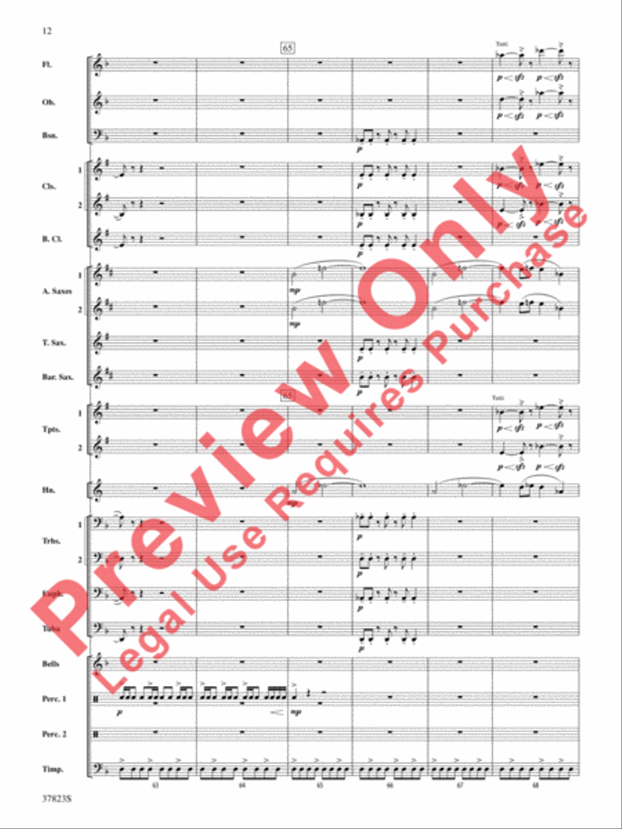 Cut to the Chase Cut to the Chase Concert Band scores gallery preview page 13
