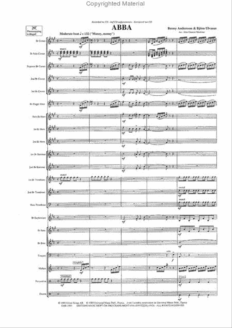ABBA Brass Band scores gallery preview page 3