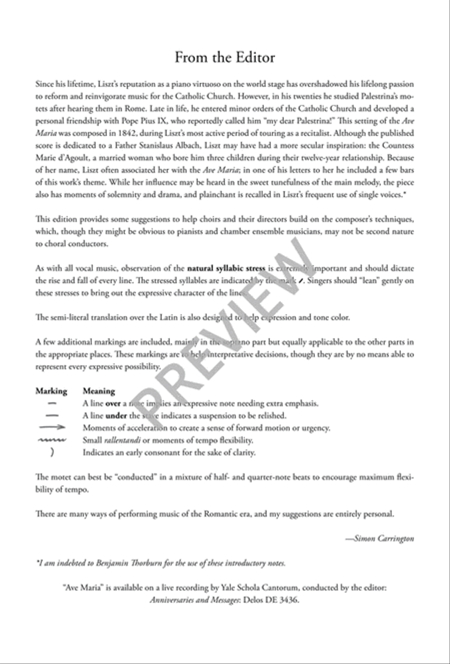 Ave Maria 4-Part scores gallery preview page 3