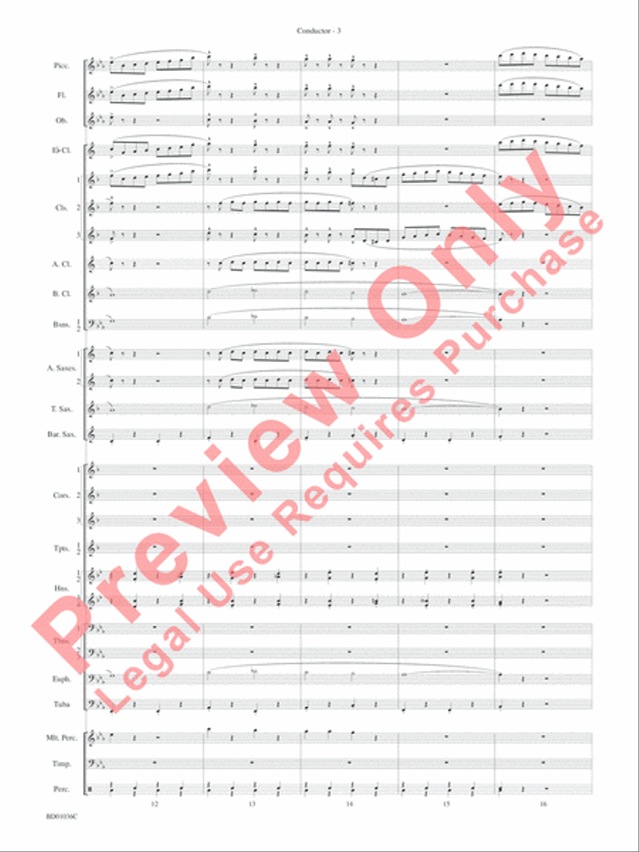 Fiddle-Faddle Concert Band scores gallery preview page 5