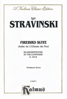 Book cover for Stravinsky Firebird Suite