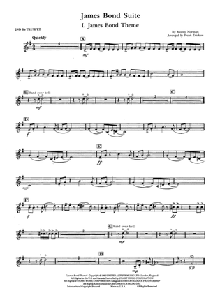 James Bond Suite (Medley): 2nd B-flat Trumpet