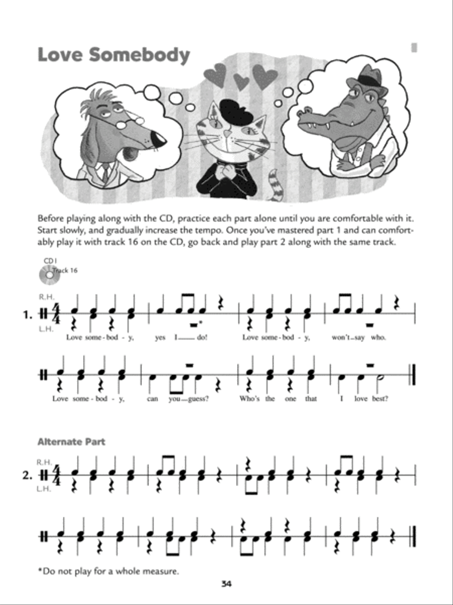 Alfred's Kid's Drum Course Complete Percussion scores gallery preview page 10