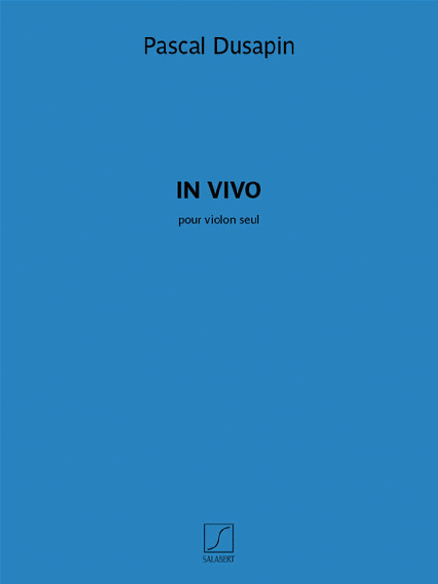 In Vivo Violin Solo scores gallery preview page 1